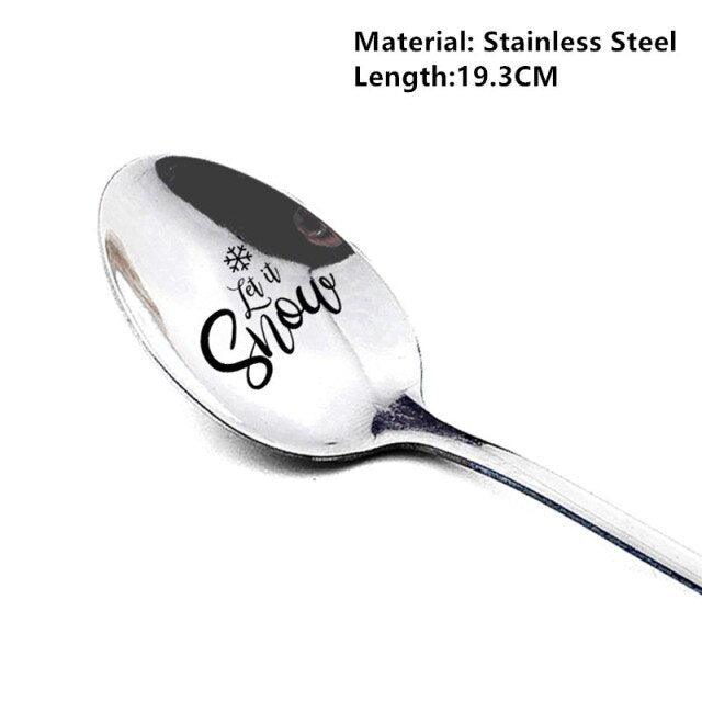 Christmas Spoons Xmas Party Tableware