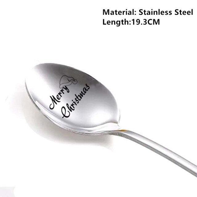 Christmas Spoons Xmas Party Tableware