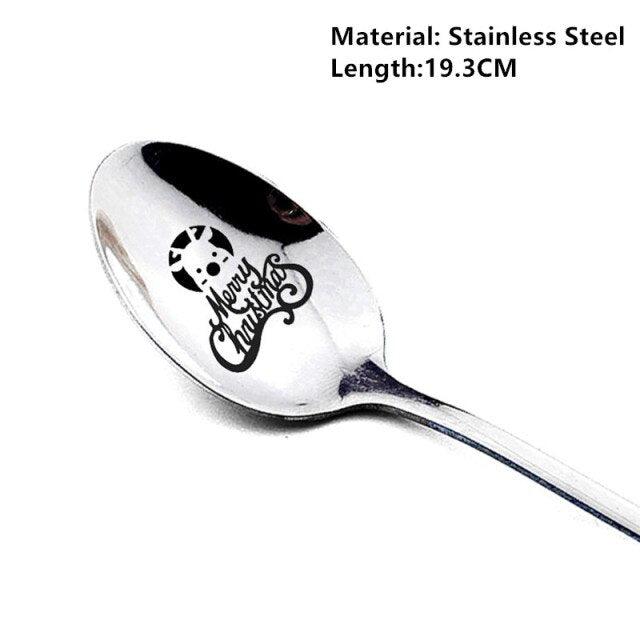 Christmas Spoons Xmas Party Tableware