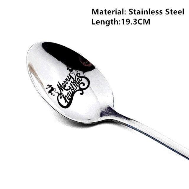 Christmas Spoons Xmas Party Tableware