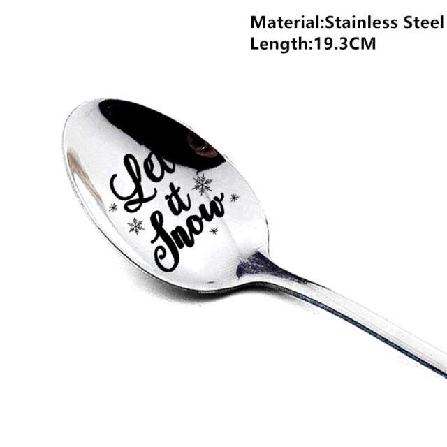 Christmas Spoons Xmas Party Tableware