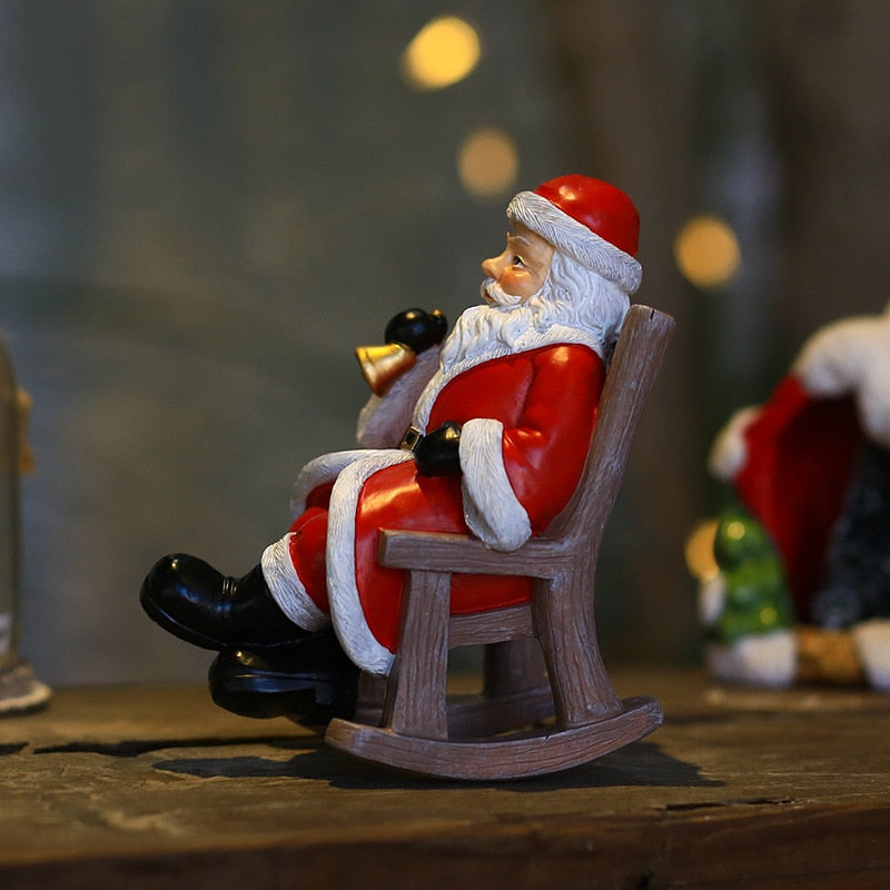 New Rocking Chair Santa Claus Decoration
