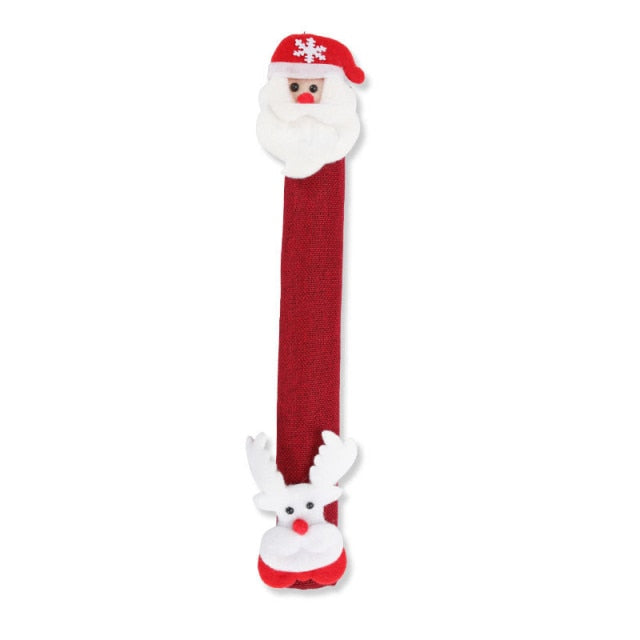 Christmas Fridge Handle Covers Santa Claus