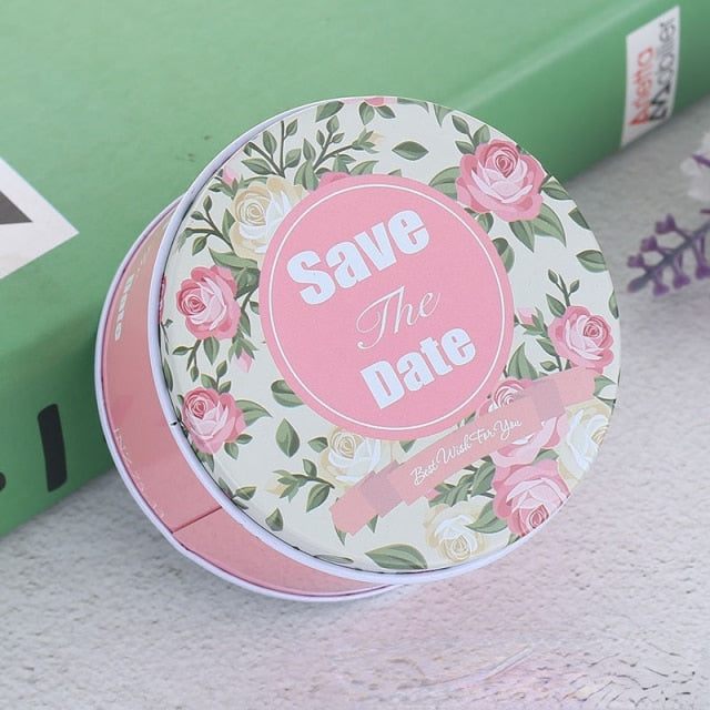 Christmas Tin Gift Box Metal Cookie Box Candy Storage Containers