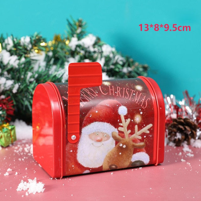 Christmas Gift Box Mailbox Shaped Candy Box
