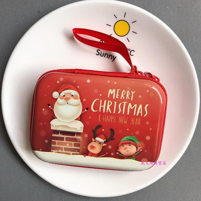 Merry Christmas Metal Mini Suitcase for Dolls