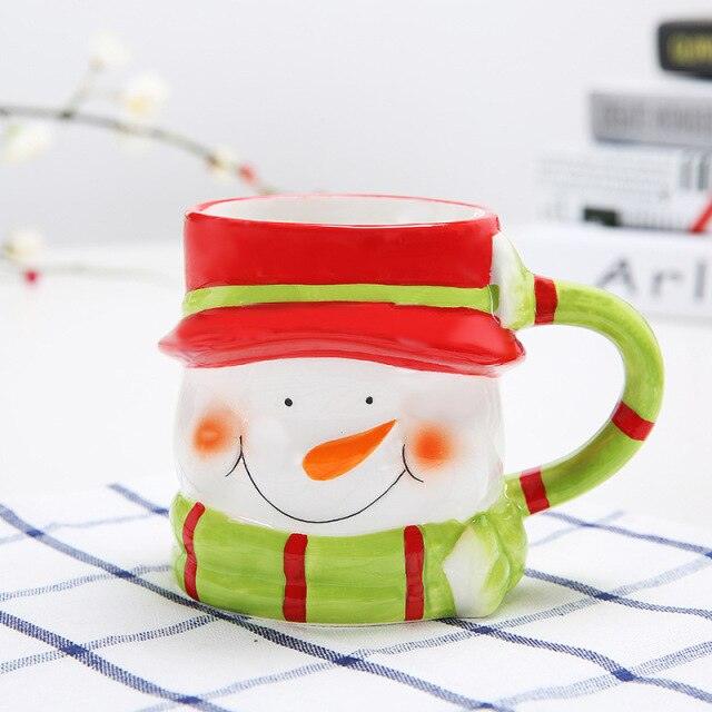 Cute Christmas Character Themed Cartoon Mug