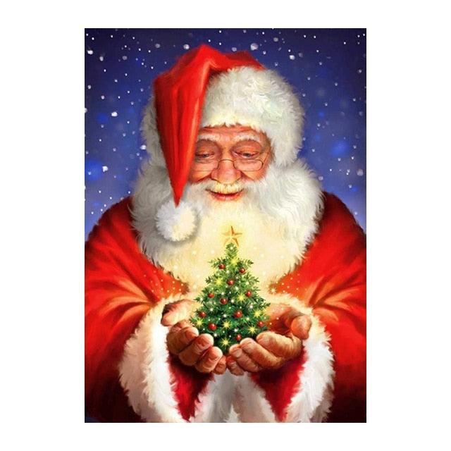 Santa Claus Posters and Prints Canvas For Christmas