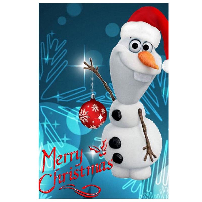 Olaf DIY Diamond Painting – Christmas Art Canvas for Home & Office Decor
