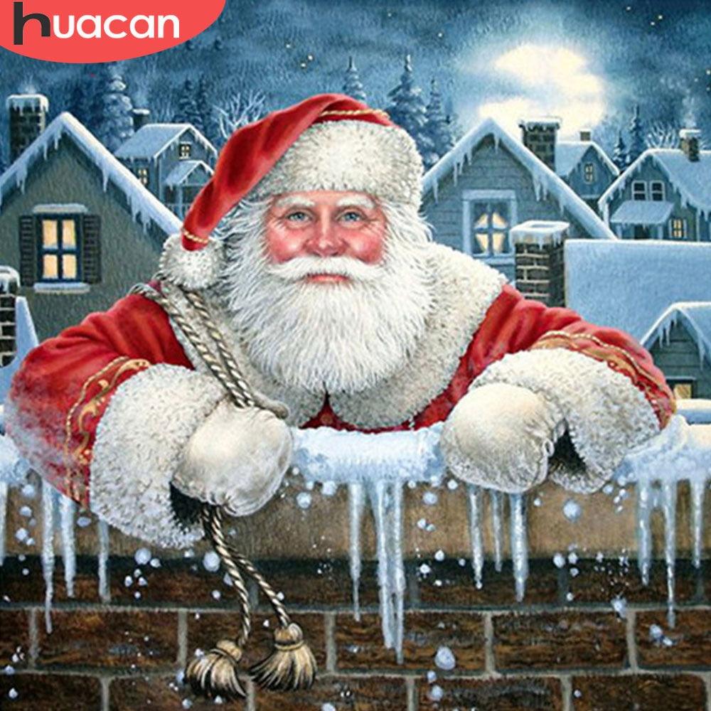 New 5D Santa Claus Diamond Painting
