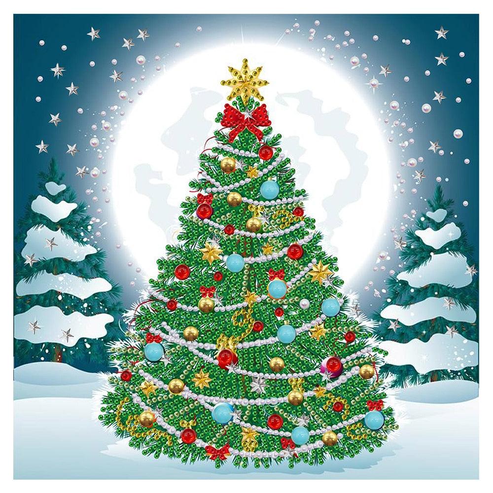 Christmas Tree Cross Stitch Rhinestone Mosaic Diamond Embroidery Painting Kit