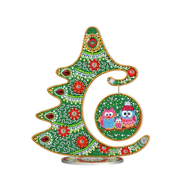 New arrival DIY Diamond Painting Kit Christmas Tree Desktop Decoration