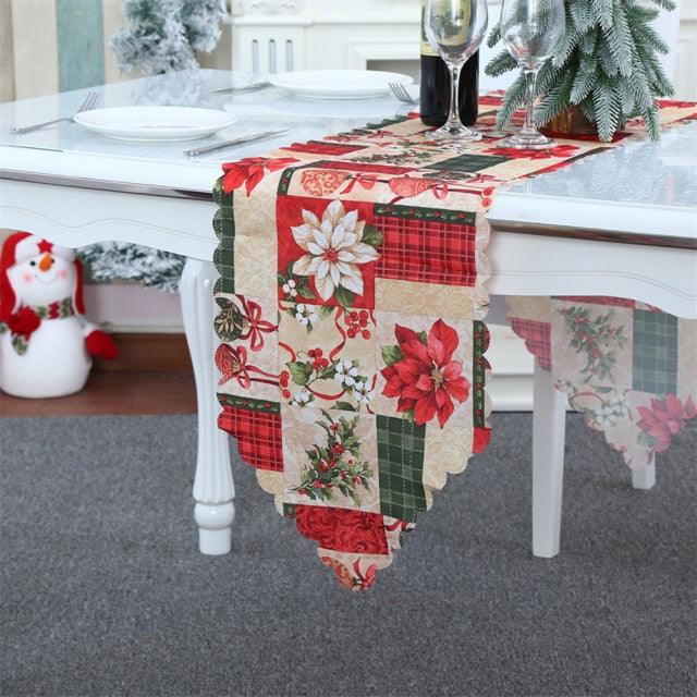 Table Desktop Decorative Tablecloth Xmas