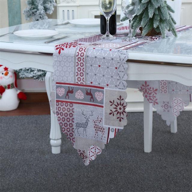 Table Desktop Decorative Tablecloth Xmas