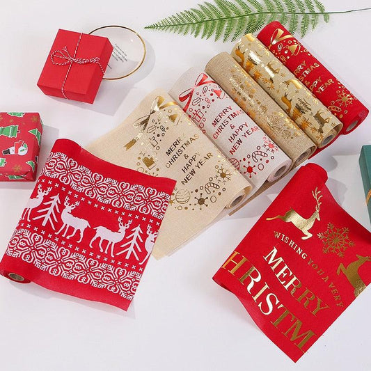 Christmas Table Runner Fashion Fabric Christmas Table Desktop Decorative Tablecloth