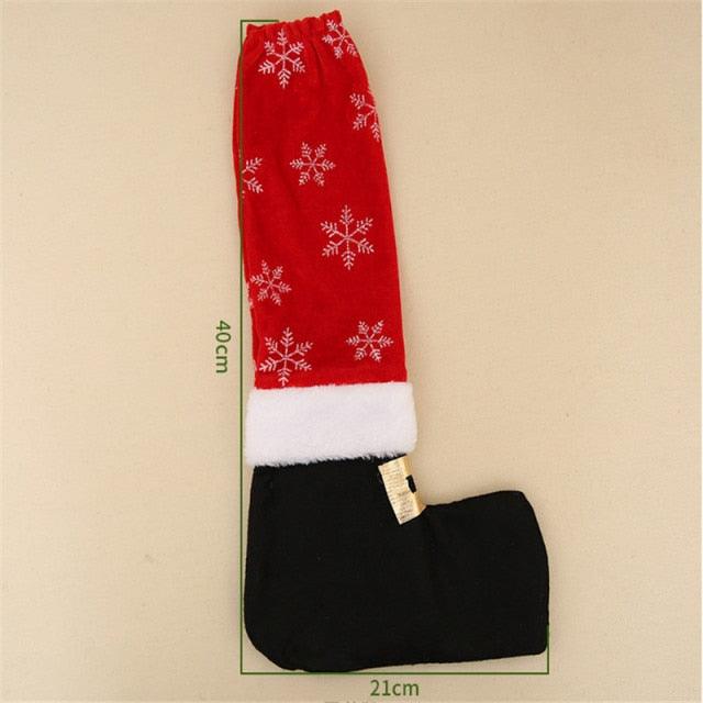 "Christmas Elf Table Chair Foot Covers - Holiday Decor | Christmas Trees USA"