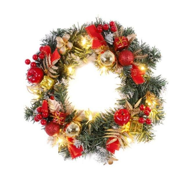 Merry Christmas Decorations For Home LED Glowing Garland