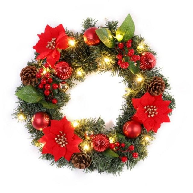 Merry Christmas Decorations For Home LED Glowing Garland