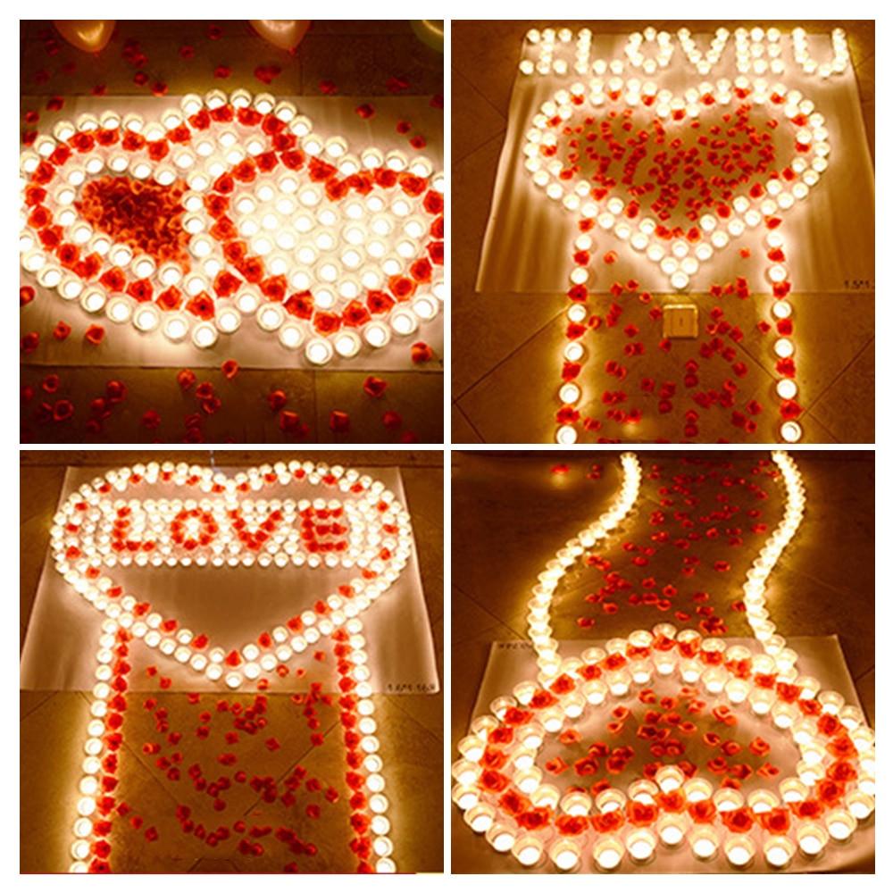 LED Tea Lights Candles Rose Scented Flameless Candles