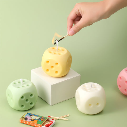 Silicone Dice Shaped Mold For Candle