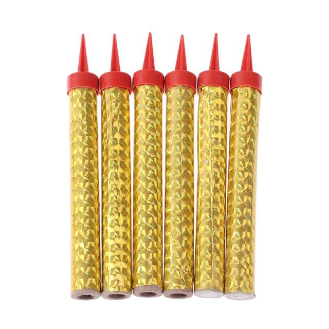 Creative Straight Barrel Golden Champagne Fireworks