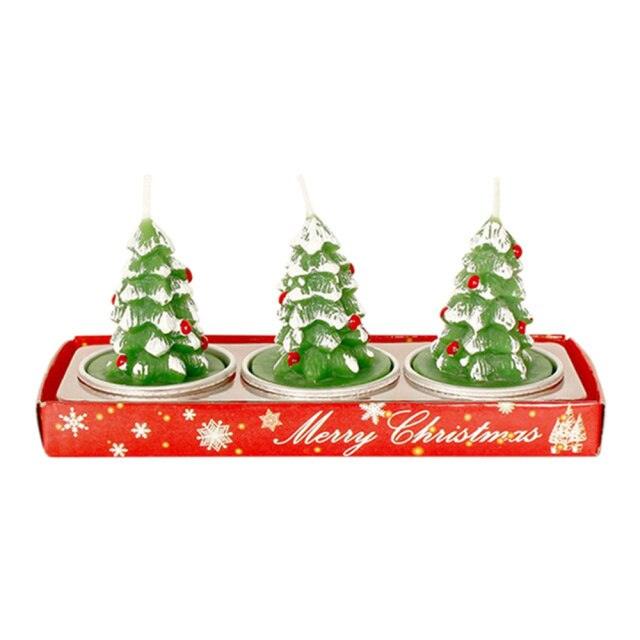 Santa House Themed Christmas Candles