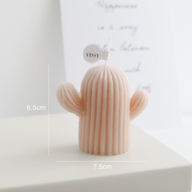 Cactus Candle Romantic Cute Soy Wax