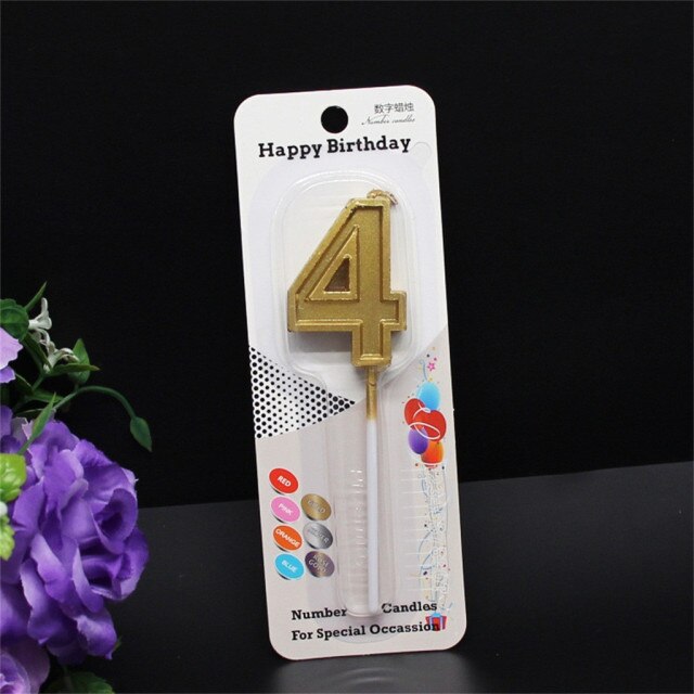 Candle For Holiday With Colorful Flame