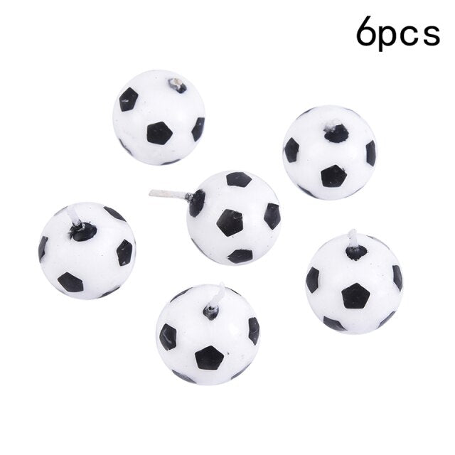 Cute Football Candles