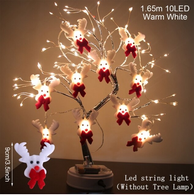 Snowman Christmas Tree LED Garland String Light