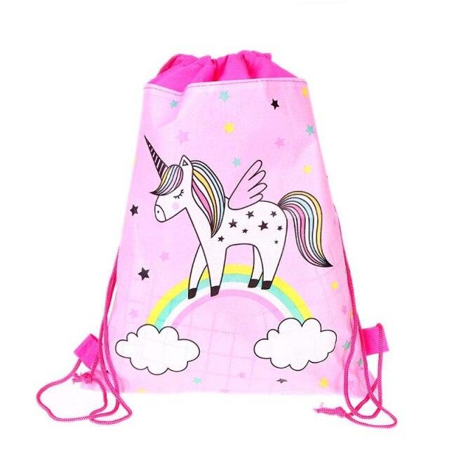 Santa Claus Drawstring Bags Kids Favors Travel Pouch