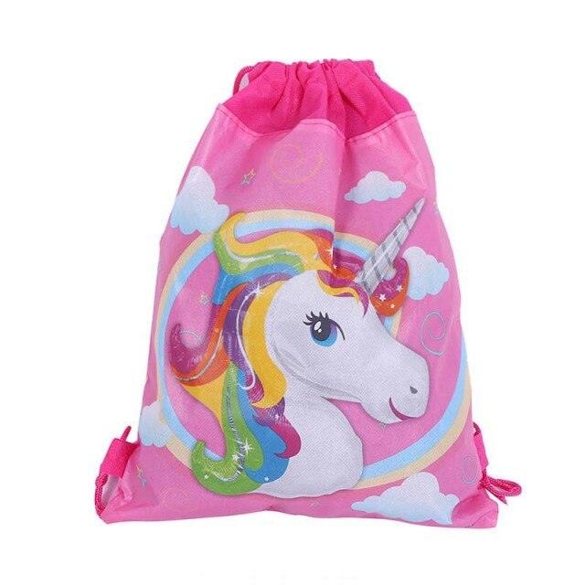 Santa Claus Drawstring Bags Kids Favors Travel Pouch