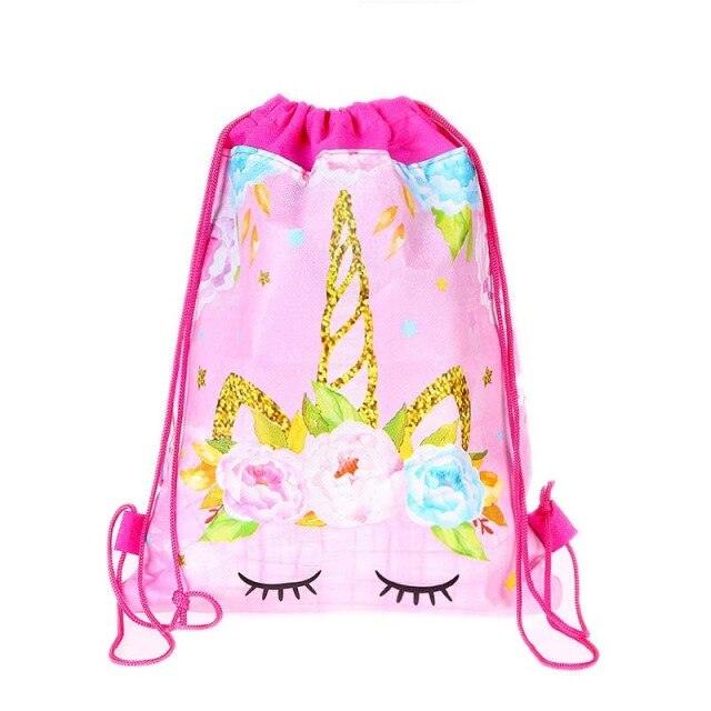 Santa Claus Drawstring Bags Kids Favors Travel Pouch