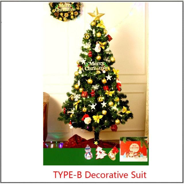 Home Decoration Simulation Green Christmas Tree DIY Set