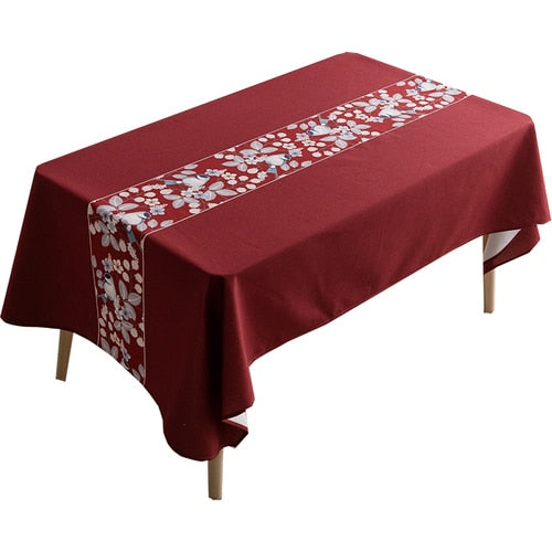 Christmas Tablecloth Waterproof Cloth