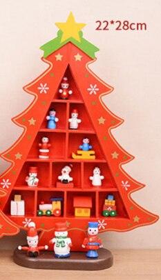 Creative DIY Wooden Christmas Tree Decoration