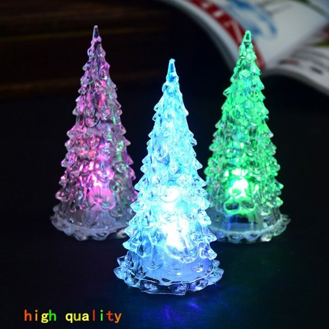 Christmas Tree Colorful Changing LED Desk