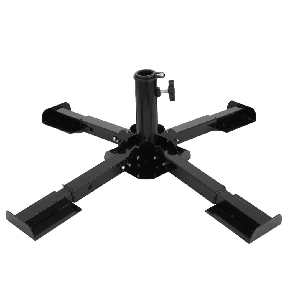 Christmas Tree Stand Metal Folding Foldable Bracket Bottom Holder