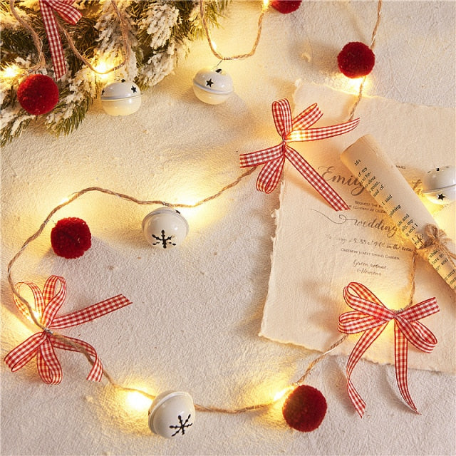 Christmas pine cone string lights Indoor and Outdoor