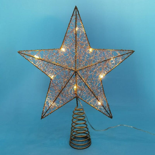 Christmas Tree LED Star Tree Topper Battery Operated