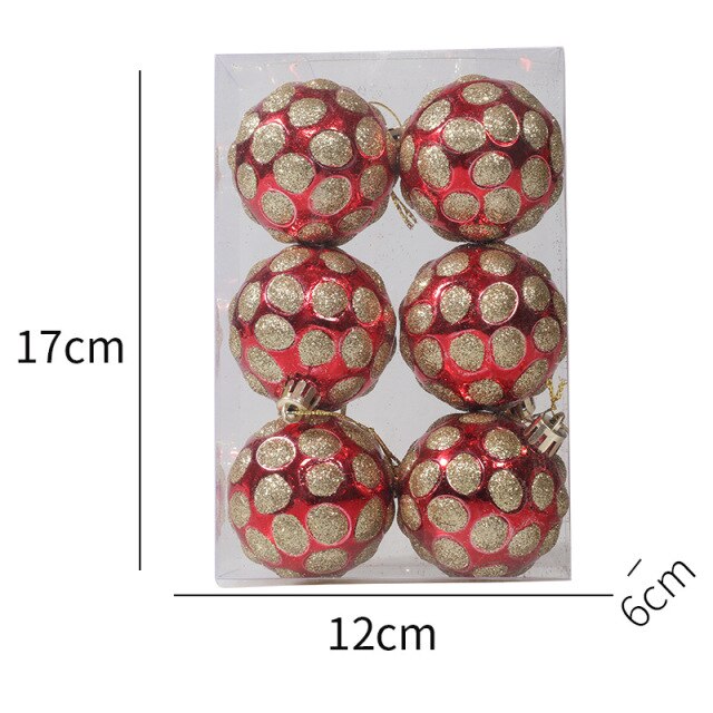 Colorful Christmas Ball Xmas Tree Hanging Pendant