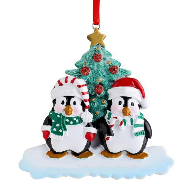 Christmas Wood Ornament For Christmas Tree Hanging Pendant