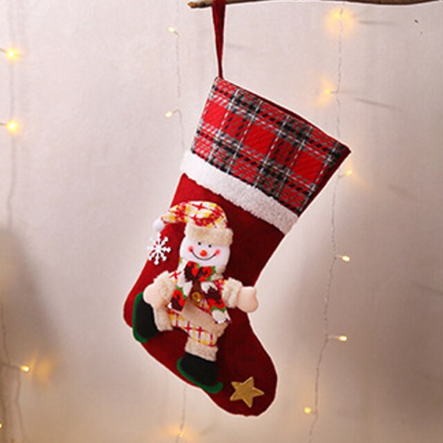 Christmas Stockings Sack Xmas Gift Candy Bag