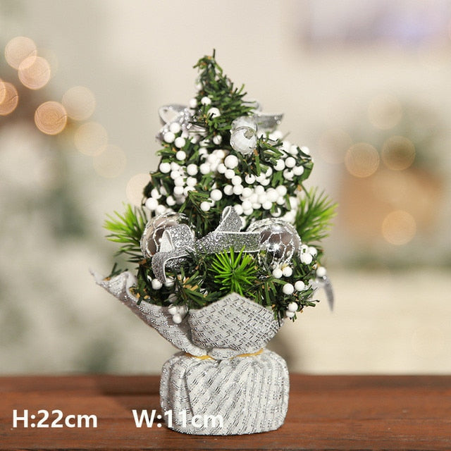 Mini Christmas Tree Snowflakes Artificial Christmas