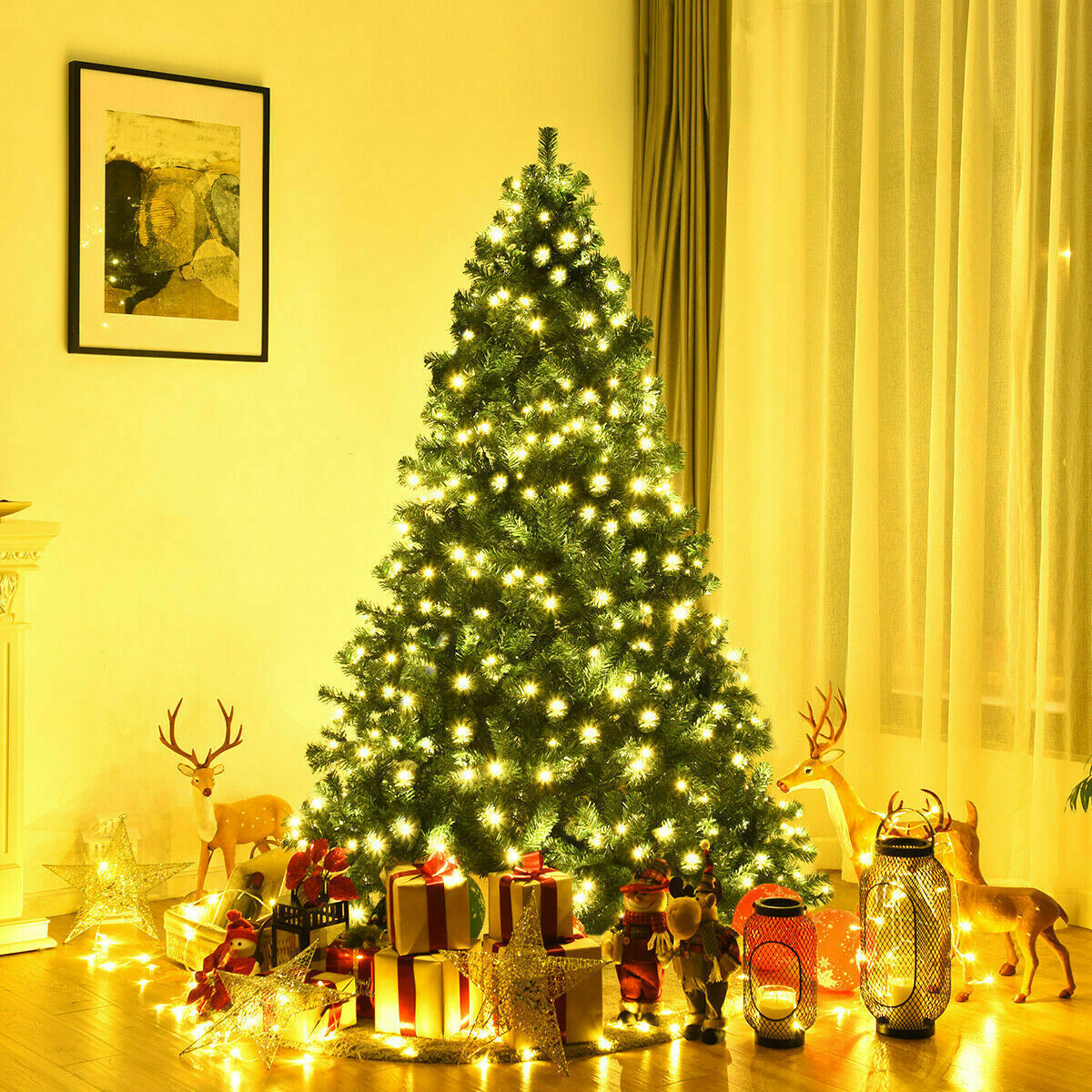 Pre-Lit Realistic Artificial Christmas Tree
