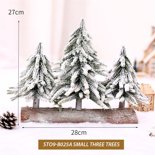 Mini Snowflake Christmas Tree Desktop Decoration