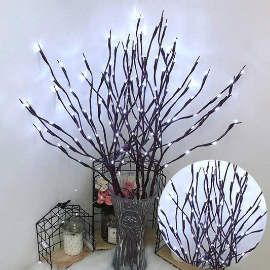 LED Willow Tree Branch Lamp Floral Night Lights