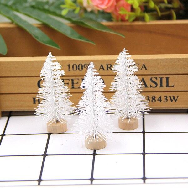 Christmas Trees Small Pine Trees Mini Trees Placed In The Desktop