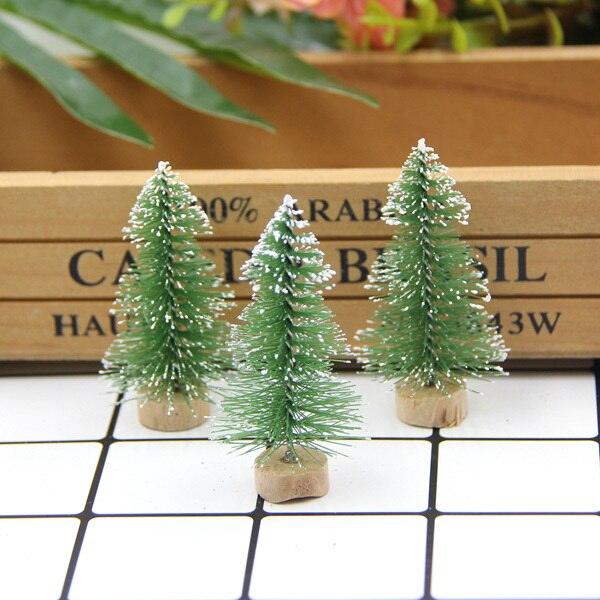 Christmas Trees Small Pine Trees Mini Trees Placed In The Desktop