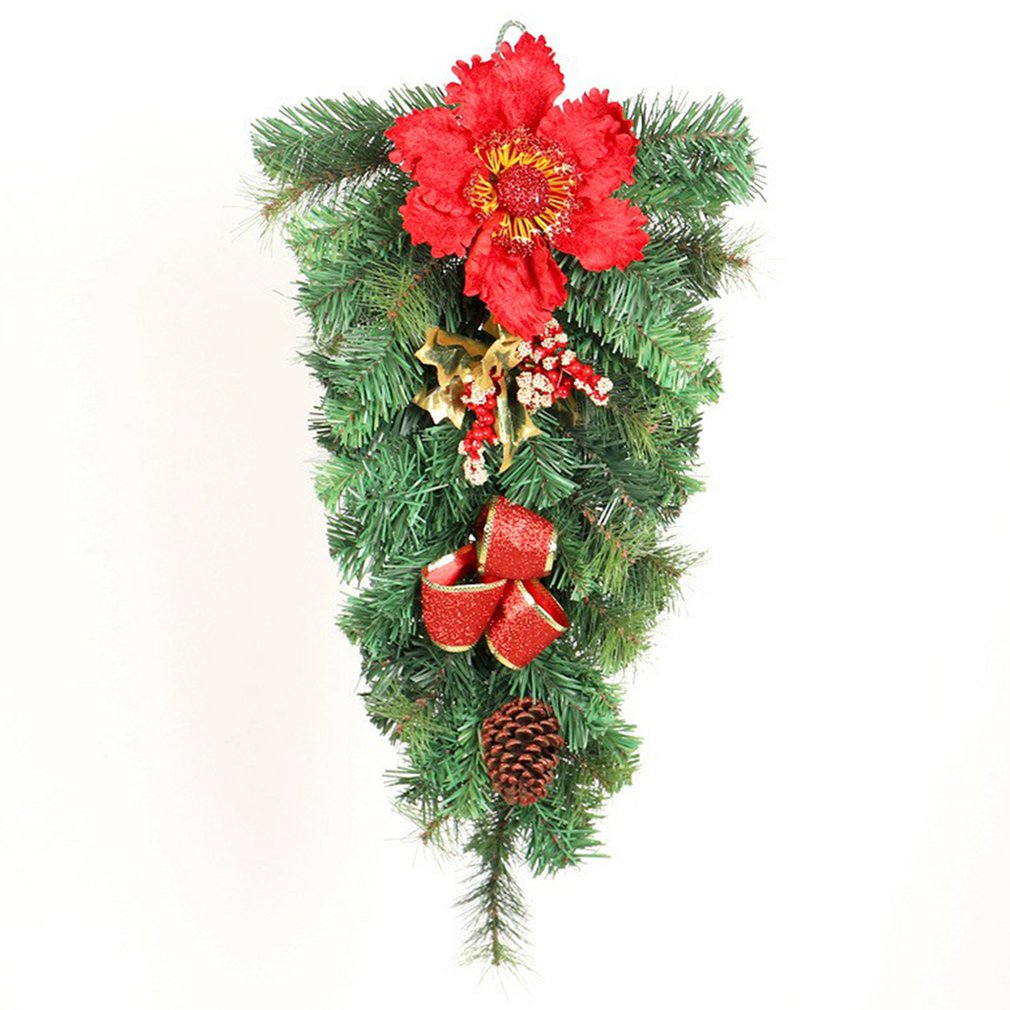 Christmas Decoration Upside Down Tree Christmas Flower